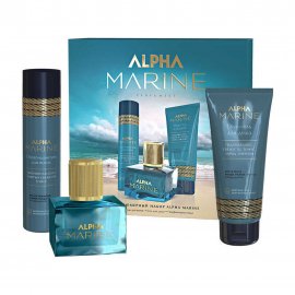 Estel Men Alpha Marine Набор парфюмерный Шампунь 250мл+Гель для душа 200мл+Парфюмерная вода 50мл