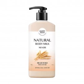 Happy Bath Молочко для тела с рисовыми отрубями Natural №450 400мл