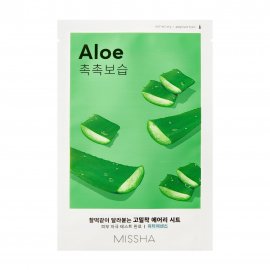 Missa  Airy Fit Маска тканевая увлажняющая с экстрактом алоэ для сухой кожи