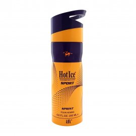 Hot Ice Sport Sprint Pour Homme Дезодорант-спрей парфюмированный мужской 200мл