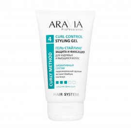 Aravia Professional Гель-стайлинг для укладки для кудрявых и вьющихся волос Защита и фиксация 150мл