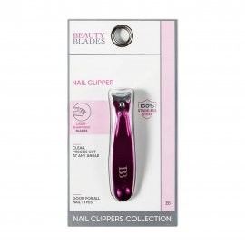 Beauty Blades Кусачки книпсер для маникюра и педикюра с изогнутыми лезвиями большие