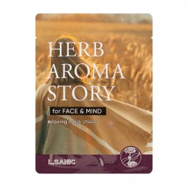 L.Sanic Herb Aroma Story Маска тканевая с экстрактом пачули и эффектом ароматерапии 25мл