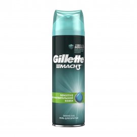 Gillette Men Mach3 Гель для бритья для чувствительной кожи 200мл