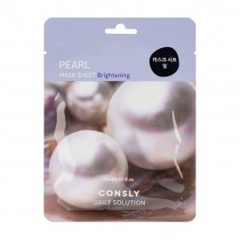 Consly Daily Solution Маска тканевая с экстрактом жемчуга 25мл