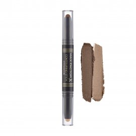 Max Factor Тени двухсторонние для век Сontouring Stick 02 Аmber Brown/Warm Taupe