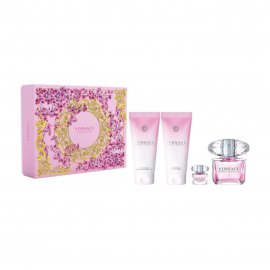 Versace Bright Crystal Набор Туалетная вода 90мл+5мл+Гель для душа 100мл+Лосьон для тела 100мл