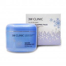 3W Clinic Sleeping Pack Маска для лица ночная увлажняющая для сухой кожи 100мл