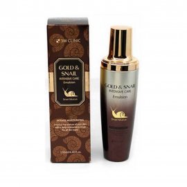 3W Clinic Gold&Snail Эмульсия для лица с экстрактом золота и муцина улитки 130мл