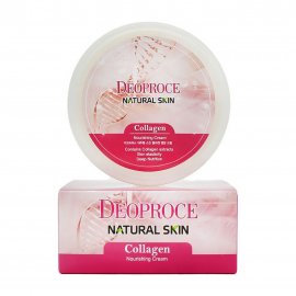 Deoproce Natural Skin Крем питательный для лица и тела с морским коллагеном Collagen 100мл