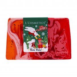 L'Cosmetics Happy Winter Мыло ручной работы Клубника в йогурте 100гр