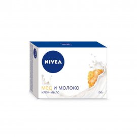 Nivea Крем-Мыло Мед и Молоко 100г