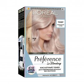 L'Oreal Paris Preference Le Blonding Тонер кислотный Жемчужный блонд