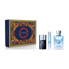 Versace Men Pour Homme Набор Туалетная вода 100мл+Дезодорант-стик 75мл+Туалетная вода 10мл