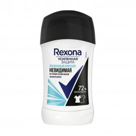 Rexona Усиленная защита Дезодорант-антиперспирант стик Невидимая Прозрачный кристалл 40мл