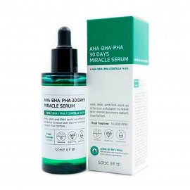 Some By Mi AHA-BHA-PHA 30 Days Miracle Serum Сыворотка для проблемной кожи с 3мя видами кислот 50мл