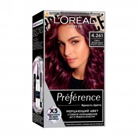 L'Oreal Paris Preference Краска для волос Яркость цвета 4.261 Венеция Темно-фиолетовый