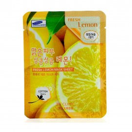 3W Clinic Fresh Lemon Маска тканевая для лица 23мл