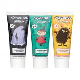Oxygenol Moomin Паста зубная с фтором и ксилитолом фруктовый вкус 3-5 лет 50мл