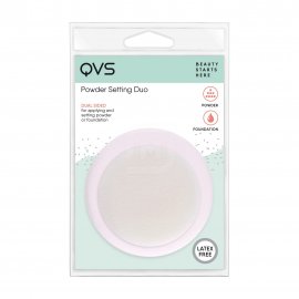 QVS Спонж двухсторонний для нанесения тональной основы 2шт 82-10-1712