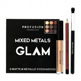 Profusion Набор для макияжа глаз и губ Mixed Metals Glam