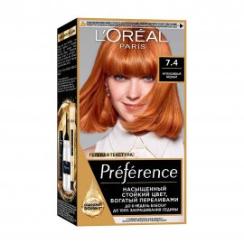 L'Oreal Paris Preference Краска для волос 7.4 Интенсивный медный