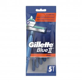 Gillette Одноразовый станок Blue II Plus 5шт