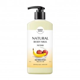 Happy Bath Молочко для тела с экстрактами банана и яблока Natural №046 400мл