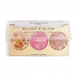Revolution Pro Палетка для макияжа 3в1 Blush & Glow Rose Glow