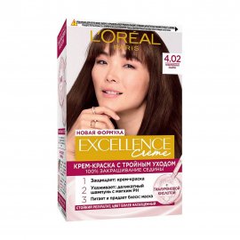 L'Oreal Paris Excellence Краска для волос 4.02 Пленительный каштан