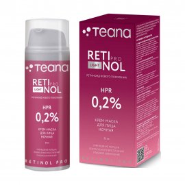 Teana RE1 Крем-маска ночная для лица Retinol Pro Light 0.2% 50мл