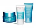 Clarins Hydra-Essentiel Набор Крем увлажняющий 50мл+Крем отшелушивающий 15мл+Маска 15мл+Косметичка