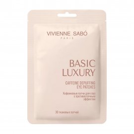Vivienne Sabo SC Basic Luxury (Базовая роскошь) Патчи кофеиновые для глаз с противоотечным эффектом