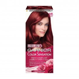 Garnier Color Sensation Роскошь цвета Крем-краска для волос 6.60 Красный коралл