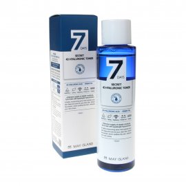 May Island 7 Days Secret 4D Hyaluronic Toner Тонер увлажняющий для лица с 4 видами гиалуроновой кисл