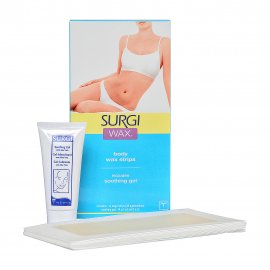 Surgi Набор полоски с воском + крем успокаивающий Honey Body