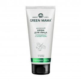 Green Mama Формула Тайги Крем дневной для лица Чистая кожа Брусника и череда 100мл
