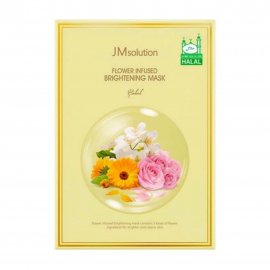 JMSolution Halal Infused Маска тканевая осветляющая для лица с цветочным ароматом 30мл