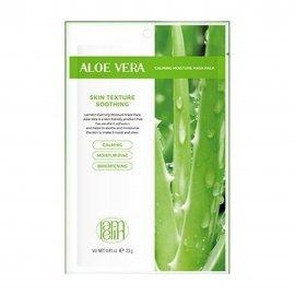 Lamelin Calming Moisture Маска тканевая успокаивающая для лица с алоэ вера 23гр