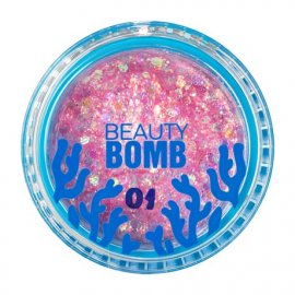 Beauty Bomb Глиттер для лица Shimmy Yarr  Розовый
