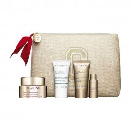 Clarins Nutri-Lumiere Набор Крем дневной 50мл+Криомаска 15мл+Крем ночной 15мл+Флюид 10мл+Косметичка