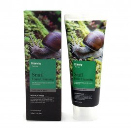 Branig Foam Cleansing Deep Moisturize Пенка для умывания с муцином улитки 100мл