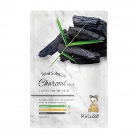 Meloso Total Solution Charcoal Маска тканевая для лица с углем 25гр