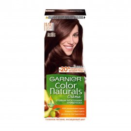 Garnier Color Naturals Крем-краска для волос 5.12 Ледяной светлый шатен