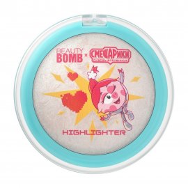 Beauty Bomb Хайлайтер баунси Смешарики 01 Серебристый