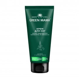 Green Mama Формула Тайги Крем для ног Шалфей и льняное масло 100мл