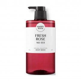 Happy Bath Гель для душа с ароматом розы Fresh Rose №555 910мл