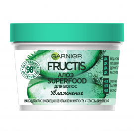 Garnier Fructis Маска увлажняющая для волос 3в1 Алоэ SuperFood 390мл