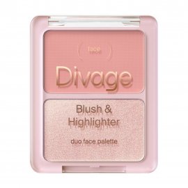 Divage Палетка для лица Blush&Highlighter Duo