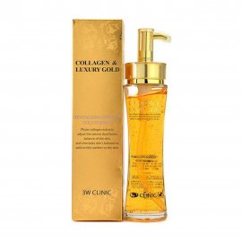 3W Clinic Collagen&Luxury Gold Эссенция восстанавливающая для лица 150мл